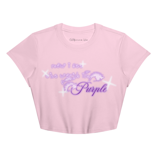 PURPLE BABY TEE