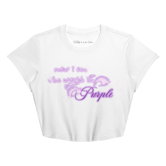 PURPLE BABY TEE